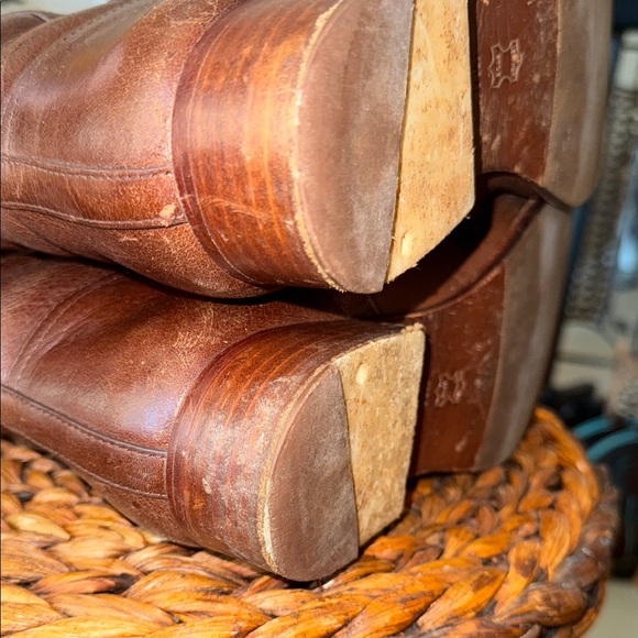 Tory Burch Brown Leather Riding Boots Size 10M - Picture 11 of 11